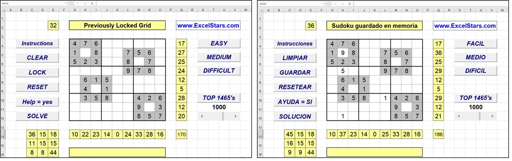 SUDOKU Excel - Planilha de Geração de SUDOKU - Guia do Excel