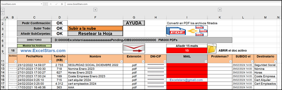 software de facturación en Excel en la nube