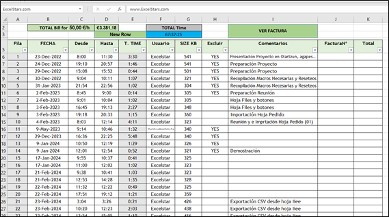 Excel para administrar el tiempo eficientemente